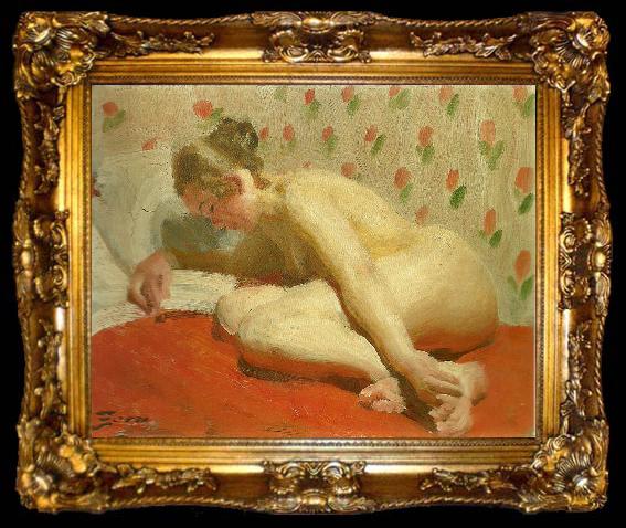 framed  Anders Zorn nakenstudie, ta009-2